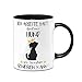 Tassenbrennerei Original - Tasse mit Spruch: Ich arbeite hart damit mein Hund sein Luxusleben geniessen kann - Kaffeetasse lustig Geschenk für Hundebesitzer (Schwarz)