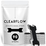 Performance Nose Strips for Breathing (90 Count) - Oil & Sweat Proof Adhesive - Athletic Nasal Strips for Snoring & Sleeping - Black, Wide, Universal Fit, Extra Strength Snoring Solution for Sleeping