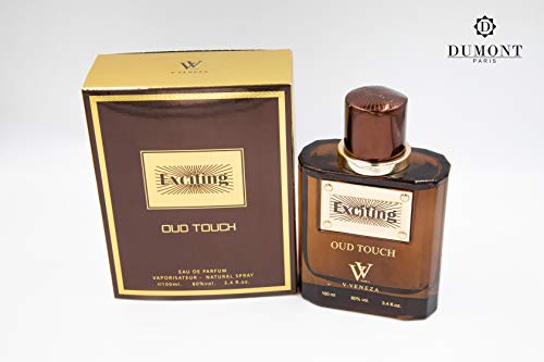Dumont Exciting Oud Touch (3.4 Oz) Eau De Perfum – Unisex Perfume Body Spray For Men, Women, Him, Her - Long Lasting Cologne With Rose, Jasmine, Sweet Fruity, Floral, Amber & Musk Scent #TOP7