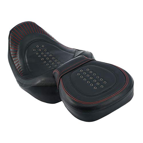 Two-up Front Rear Driver Passenger Seat Detachable Motorcycle Driver & Passenger Motorcycle Seat Fit for Harley Touring Road King Special FLHRXS 2009-2022 - Thumbnail 7
