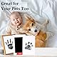 Pfotenabdruck Set für Hund Katze. Baby Abdruckset. für Hundepfoten Katzenpfoten Abdruck Baby Handabdruck & Fußabdruck. Keine Tinte Kein Verblassen.es Lst Ein Gutes Geschenk für Jemanden(Schwarz)