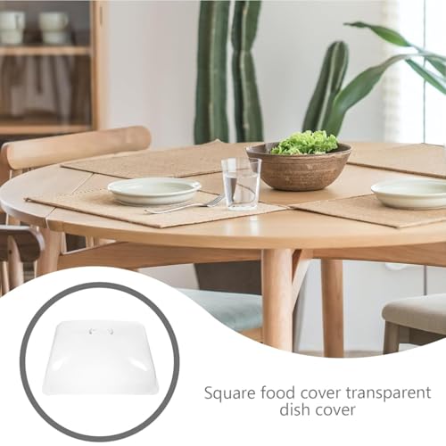 Pellicola trasparente per alimenti, rettangolare e rotonda, 47,5 x 19,5 cm, antipolvere, per conservare gli alimenti, essenziale per freschezza e protezione