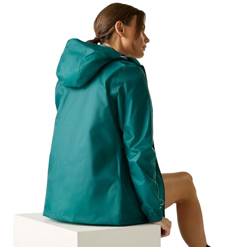 Chaqueta impermeable Regatta Pack It ultraligera rompevientos con capucha ajustable 2