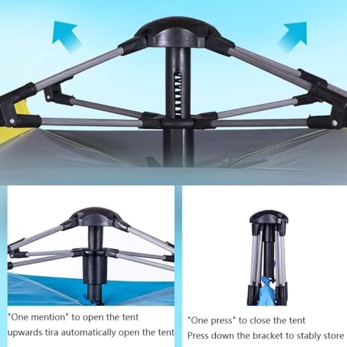 Carpa impermeable para camping 3-4 personas fácil de montar miniatura 4