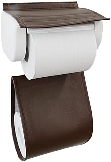 【TEES FACTORY】お手入れ簡単 ペーパーホルダーカバー 抗菌 撥水 機能付きレザー使用 ブラウン 《HORUTA》トイレットペーパーホルダー カバー ストック 収納 国産 PVCレザー 防汚機能 トイレ インテリア おしゃれ