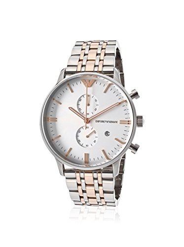 Image of Emporio Armani Chronograph White Dial Men's Watch - AR0399