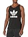 Produktbild adidas Originals Men's Adicolor Trefoil Tank Top, Black/White, X-Small
