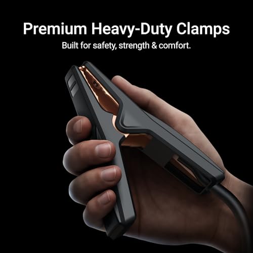Image of Hulkman Alpha Pro 1500A Jump Starter, 44.4Wh High-Capacity Car Battery Jump Starter, PD65W Fast Charging in & Out, 3.3 inch Smart Display Jump Box, 12V Jump Pack for 7.5L Gas /4.5L Diesel, Solid Black