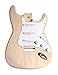 Metallor DIY Electric Guitar Kit ST Style Guitar Kit Beginner Kits with Basswood Body Maple Neck Chrome Hardware Right Handed Build Your Own Guitar.