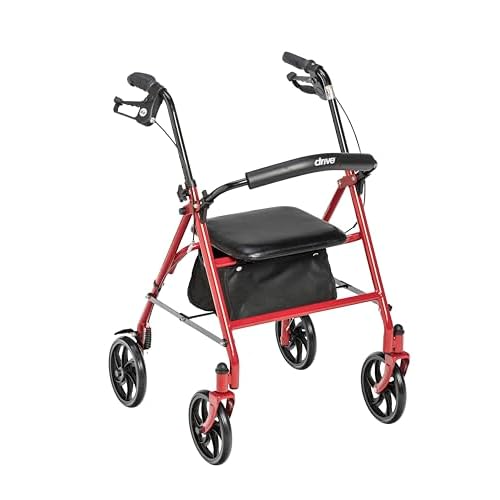 Drive Medical Rollator Walker with Seat