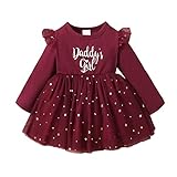 Temporada: Primavera / Otoño / Invierno; Vestido de túnica súper adorable para niña pequeña, adecuado para 3-6 meses, 6-9 meses, 9-12 meses, niña de 12-18 meses.