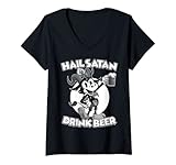 Photo Gallery donna ave, satana, bevanda, birra, blackcraft, lucifero, baphomet, cartone animato maglietta con collo a v Photo Gallery donna ave, satana, bevanda, birra, blackcraft, lucifero, baphomet, cartone animato maglietta con collo a v