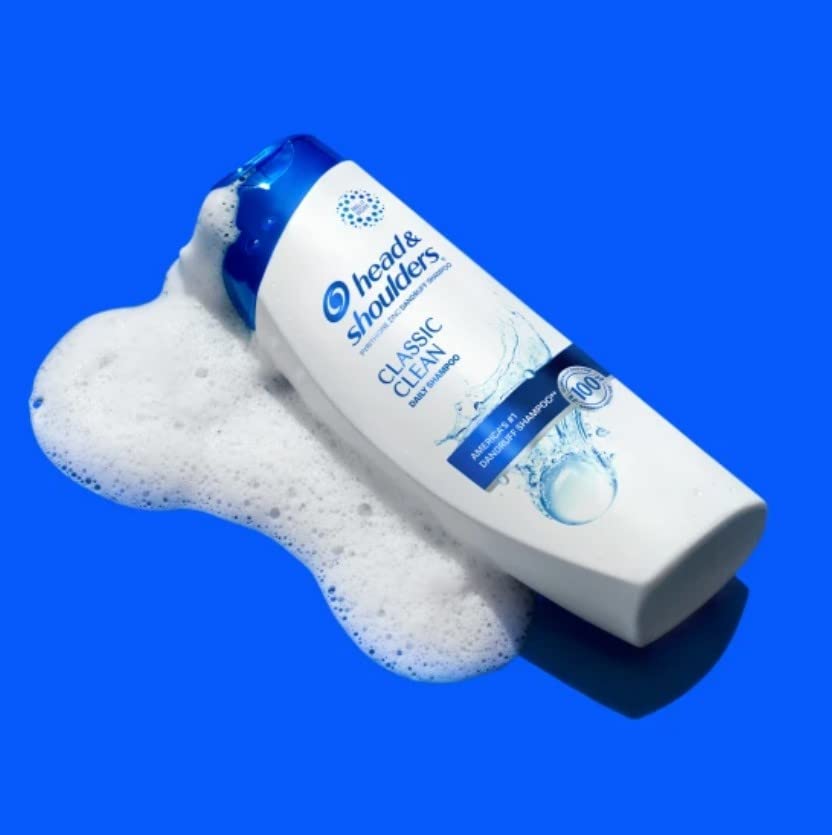 Head & Shoulders Classic Clean Anti-dandruff Shampoo, Paraben Free 12.5 Fl Oz (Pack of 6)
