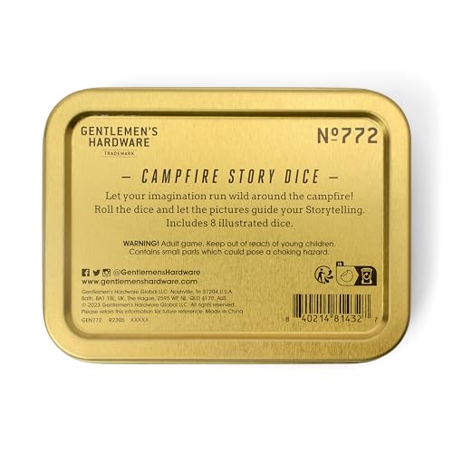 Gentlemen's Hardware Choose Your Own Adventure Camping Game In Travel Tin, Campfire Story - Image 3