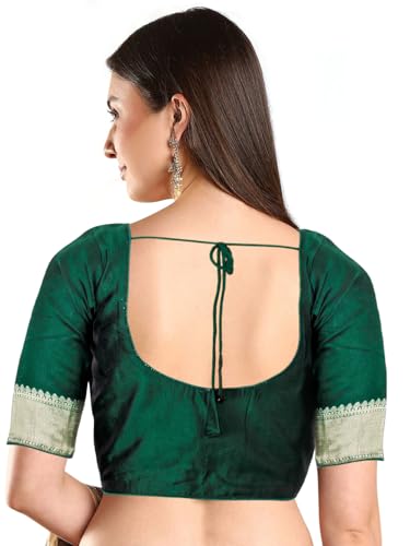 Image of Chandrakala Casual Blouses for Women Sarees,Readymade (B186-P)