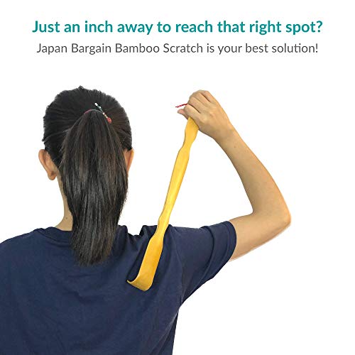 Japanbargain, Bamboo Wood Backscratcher Back Scratcher Rake Itching Relief Body Relaxation Massager Extra Long 17 Inches (1) #TOP3