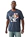 True Religion Men's Patch Buddha Tee – Short Sleeve Crewneck Graphic T-Shirt- Midnight Navy, M
