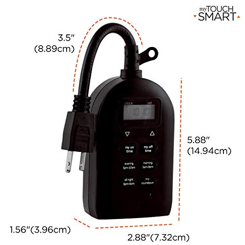 Mytouchsmart 26898-P1 Mytouchsmart Outdoor Plug-In Timer thumb #6