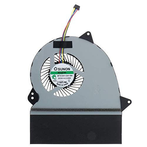 TRADOCK CPU Cooling Fan 2.5W 5V 4000RPM 4-Pin Laptop Fan for ASUS ROG ZX50V ZX50VW GL552V GL552VW RG52V RG52VW GL552JX GL552VL GL552VX FZ50VW FZ50VX FX552JX FX552VE G552JX G552VL G552VW