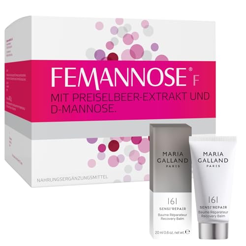 FEMANNOSE F 60 x Trinkgranulat mit 2.000 mg D-Mannose und Preiselbeer-Extrakt für die Blase | vegan, laktosefrei, glutenfrei | Blasengesundheit | gut verträglich (240 g (1er Pack))