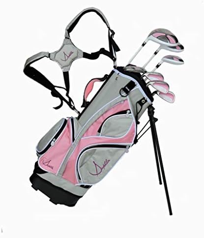 Sephlin – Lady Jayde Pink Girls Left Handed 7 Pieces Golf Club Set & Golf Bag Ages 6-10 2.0