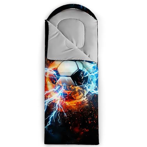 Image of QOOMO Camping Sleeping Bags,3 Season Warm & Cool Weather,Lightweight,Waterproof Sleeping Bags for Adults & Kids,Traveling,and Outdoors,Camping Gear Equipment