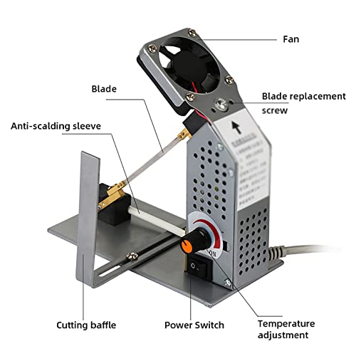 Cortador térmico electromecánico de cuerda caliente kit de herramientas 3