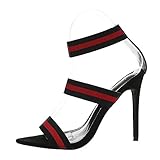 High Heel Sandaletten für Damen sind ein optisch toller Begleiter durch den Sommer. Durch den Absatz sorgen sie für feminine Eleganz, die Variante mit Plateau zaubert endlos lange Beine. Zu den beliebten Farbtönen zählen vor allem Weiß, Silber, Schwarz, Braun und Beige. Die hübschen Schuhe passen wunderbar zum luftigen Sommerkleid, aber auch zu extravaganteren Kleidern bei Festen oder einem gehobenen Dinner.