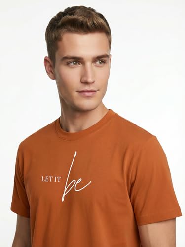 Image of Nobero Men's Regular Graphic Printed T-Shirt for Men | Soft Cotton | Classic Fit | Printed Casual Tshirt for Men