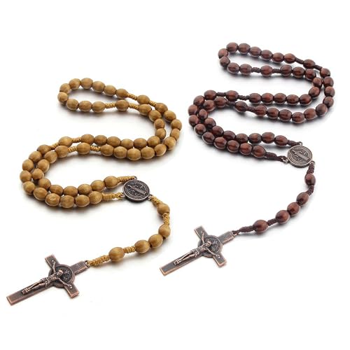 beejune 2 Stück Rosenkranz Kette, Orthodoxes Kreuz, Rosenkranz Katholisch, Jesus Kette, Jesus Kreuz, Gebetskette, Rosary Necklace, Für Katholische Christen Religiöse Kommunion, Taufe, Messe, Bibel beejune 2 Stück Rosenkranz Kette, Orthodoxes Kreuz, Rosenkranz Katholisch, Jesus Kette, Jesus Kreuz, Gebetskette, Rosary Necklace, Für Katholische Christen Religiöse Kommunion, Taufe, Messe, Bibel