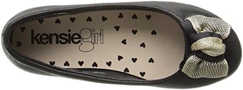 Kensie Girl KG24495 Flat, Black Shine, 12 M US Little Kid | Image 4