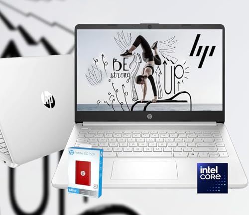 HP 14 Ultrabook ? Intel 4-Core N150 ? Microsoft 365 ? Copilot AI ? 32GB RAM ? 1.6TBXg[W (128GB UFS HP 512GB P500 |[^u SSD + 1T