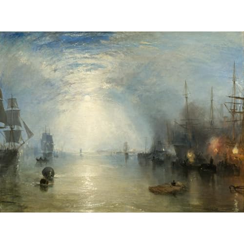 Toile musée Keelmen Heaving in Coals by Moonlight encres d'archivage Turner