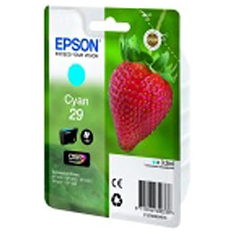 Epson 29 Cyan Strawberry Genuine, Claria Home Ink, Standard Cover