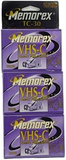 Memorex TC30 VHS-C Video Tape (3-Pack)