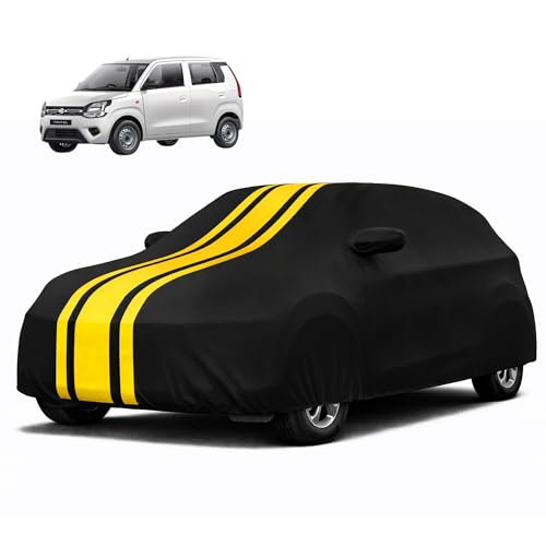 Image of Autofy Car Cover Waterproof CARIZMA for Maruti WagonR [Year 2019 Onwards] - WagonR Car Cover Dust & UV Protection Car Body Cover with Mirror Pocket Soft Cotton Lining
