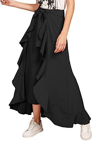 DREAM DESIWomen's Loose Fit Viscose Palazzo (D&D_PL01-2XL_Black_2XL)