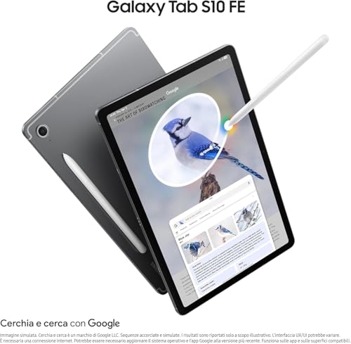 Samsung Galaxy Tab S10 FE (10.9", Wi-Fi) 256GB Storage 12GB Memory - Grey [version Romanian]