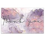 Purple Watercolor Appreciation Thank You Note Cards without envelopes-Appreciation Cards for...