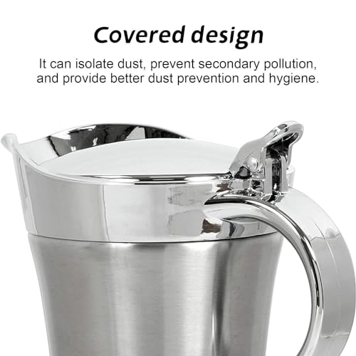 Saucière en acier inoxydable 500ml isotherme à double paroi avec couvercle - 3