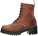 Dr. Martens Women's Leona Leather Heeled Boot, Butterscotch Orleans, 6