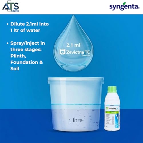 Syngenta Zevictra 250ml | Anti Termite Chemical for Pre & Post Construction | Termite Killer Chemical for Long Lasting Control | Deemak Killer