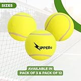 ZIPPER UK High Visibility Tennis Balls, Durable All Court Tennis Training Balls for Practice and Match Play, Pack of 3 or 12 (Pack of 3) - Image 4