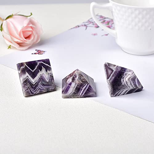 Améthyste pyramide quartz pierre naturelle pour sublimer votre salon