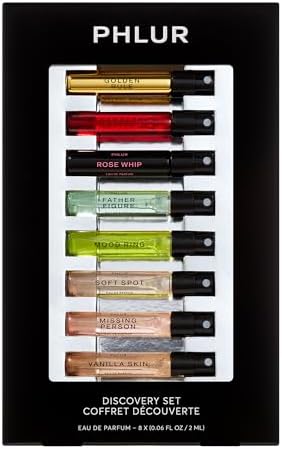 PHLUR Fragrance Discovery Set (2025) - 8pc Perfume Sample Set (2 mL Ea)