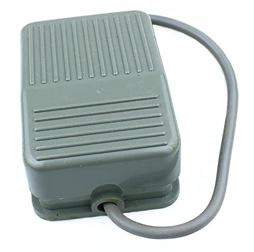 Interrupteur à pied MDFS-213 argenté 10A 220V avec bande de réinitialisation