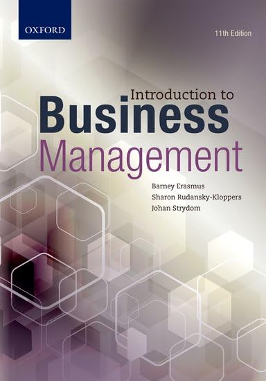 Introduction to Business Management : Badenhorst-Weiss, Badenhorst
