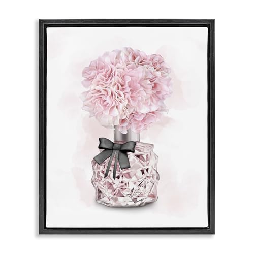 Stupell Industries 'Pink Flower Perfume Bouquet'| Floating Frame Canvas Art