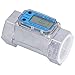 Klanata 2in Meter Electronic Digital Fuel Liquid Water Gas Oil Flowmeter, 2.3V to 3.3V Smart Water Meter Pool Flow Meter, 2 Inch Flow Meter for Industrial Automation Fuel Water