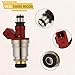 1990-1994 D21 Pickup 2.4L Fuel Injectors,Compatible with/Nissan KA24 Motor OE#16600-86G00
